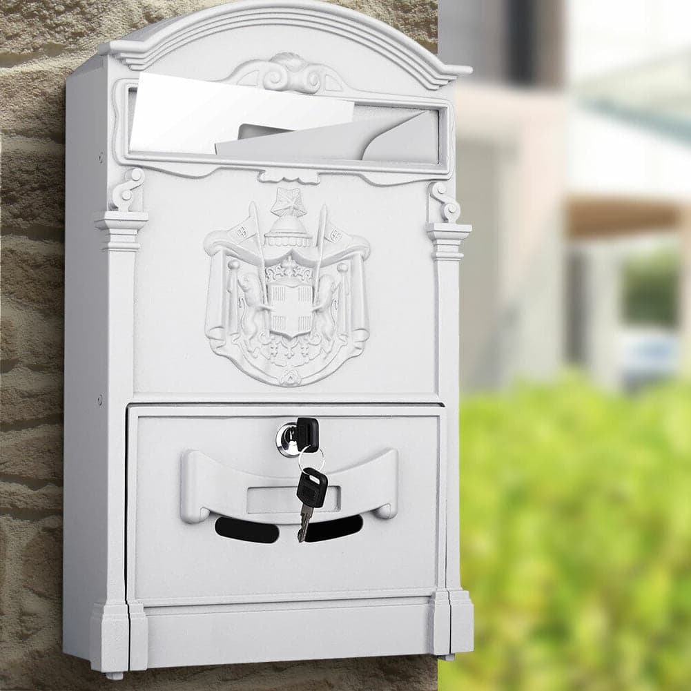 Cassetta Porta Posta Alluminio Pressofuso Antiruggine uso Esterno con Chiave Grigio in Cassette postali con fissaggio a parete Danyx - Casoria, commercioVirtuoso.it