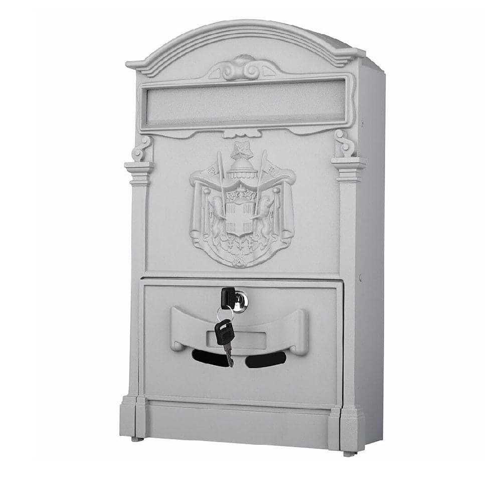 Cassetta Porta Posta Alluminio Pressofuso Antiruggine uso Esterno con Chiave Grigio in Cassette postali con fissaggio a parete Danyx - Casoria, commercioVirtuoso.it