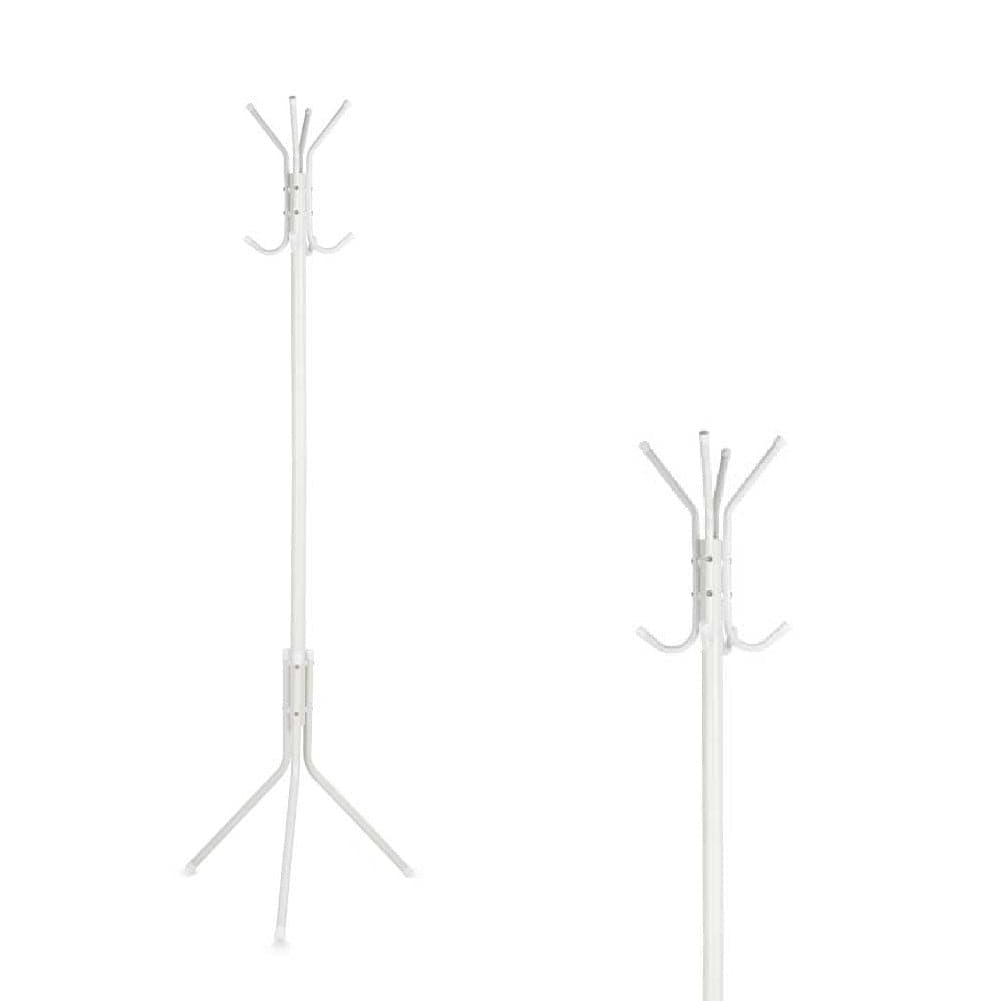 Attaccapanni da Terra Appendiabiti Metallo Bianco Salvaspazio Ingresso H 170 cm in Appendiabiti Danyx - Casoria, commercioVirtuoso.it