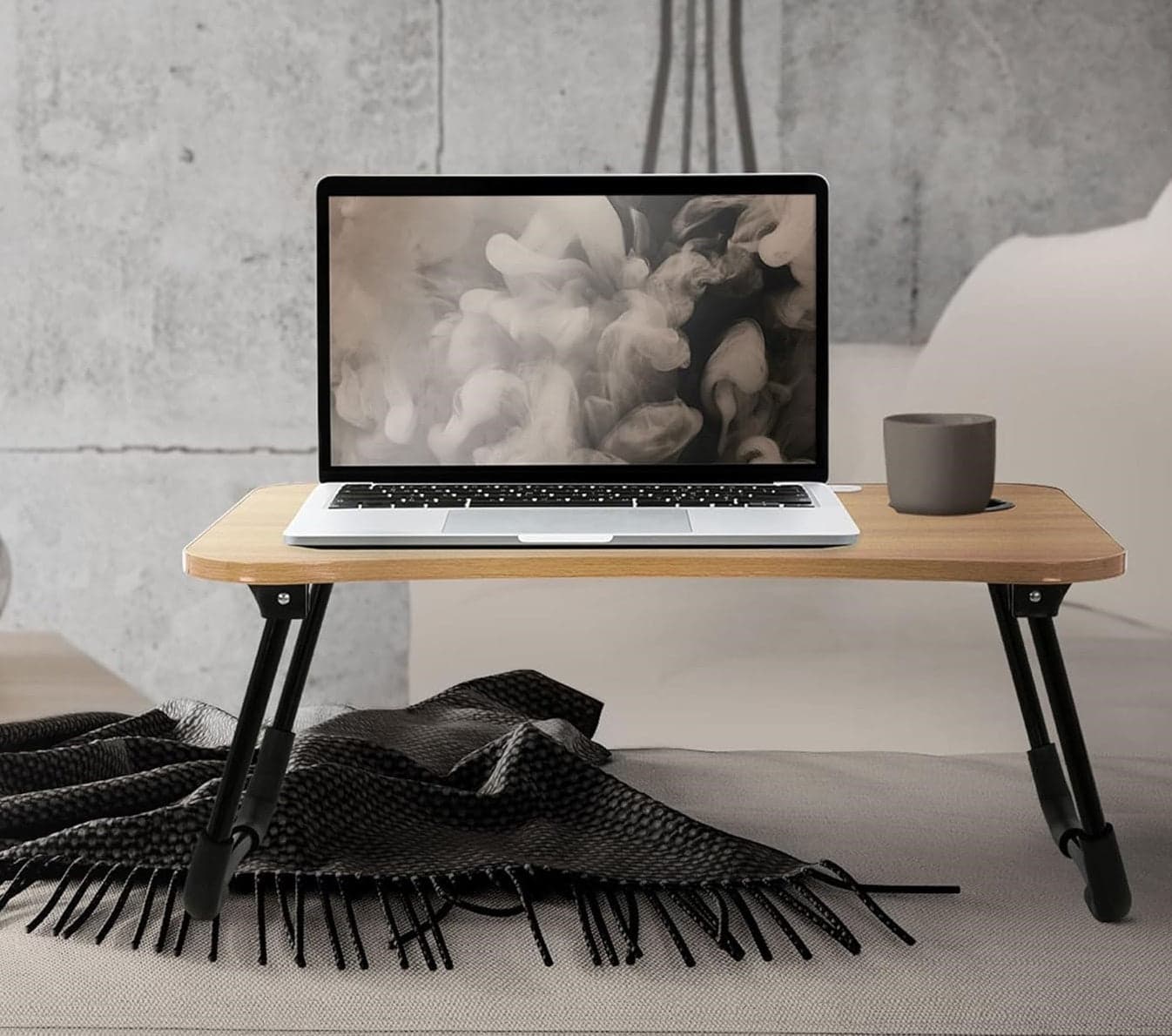 Tavolino Mini Scrivania Vassoio da Letto per PC Tablet Colazione Pieghevole Acero in Vassoi di appoggio Danyx - Casoria, commercioVirtuoso.it