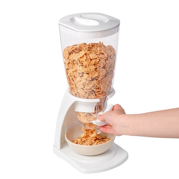 Dispenser Cereali Singolo 4.5LT Contenitore Dosatore Distributore Bianco in Barattoli e contenitori Danyx - Casoria, commercioVirtuoso.it