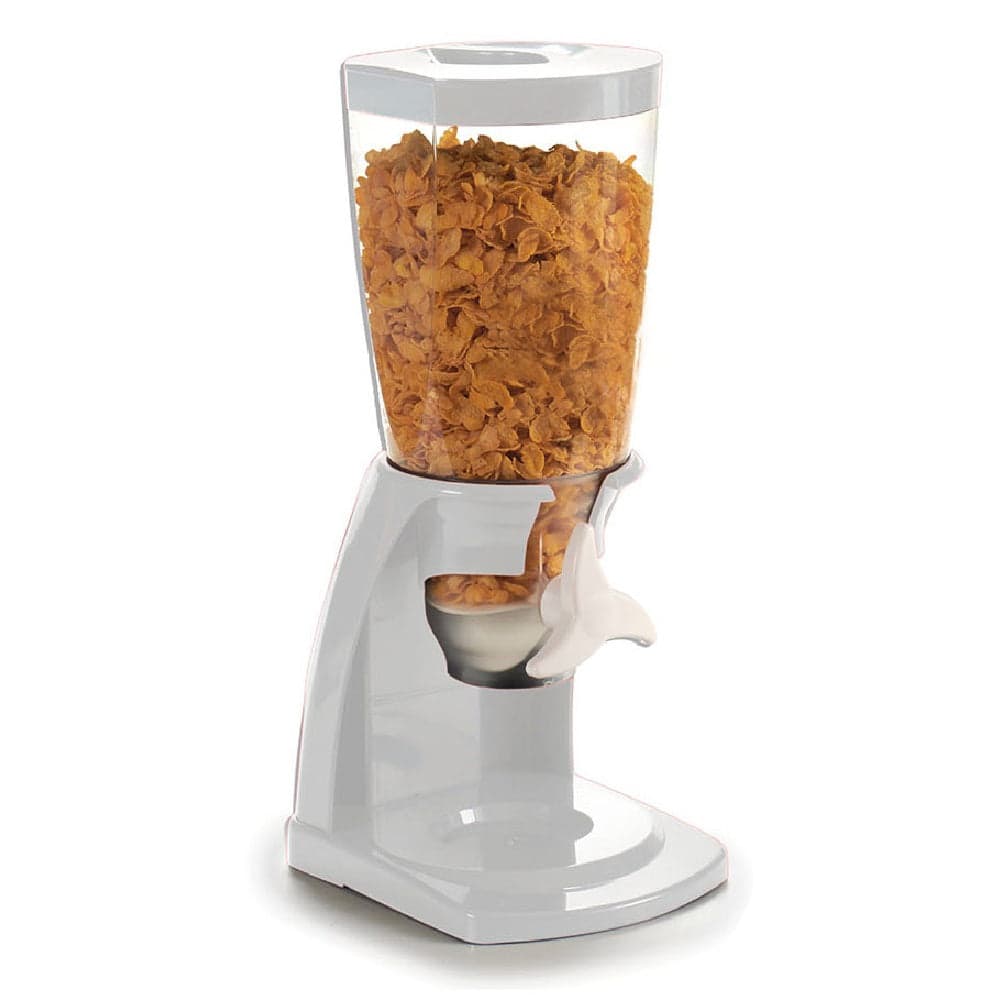 Dispenser Cereali Singolo 4.5LT Contenitore Dosatore Distributore Bianco in Barattoli e contenitori Danyx - Casoria, commercioVirtuoso.it