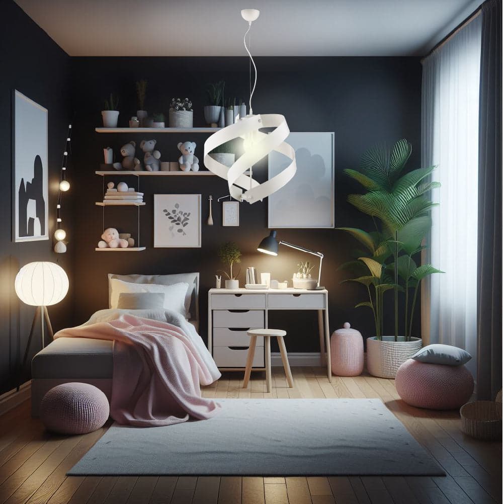 Lampadario a Sospensione in Metallo Verniciato, 2 luci, Circolare Sagomato 46W in Lampade a sospensione Danyx - Casoria, commercioVirtuoso.it