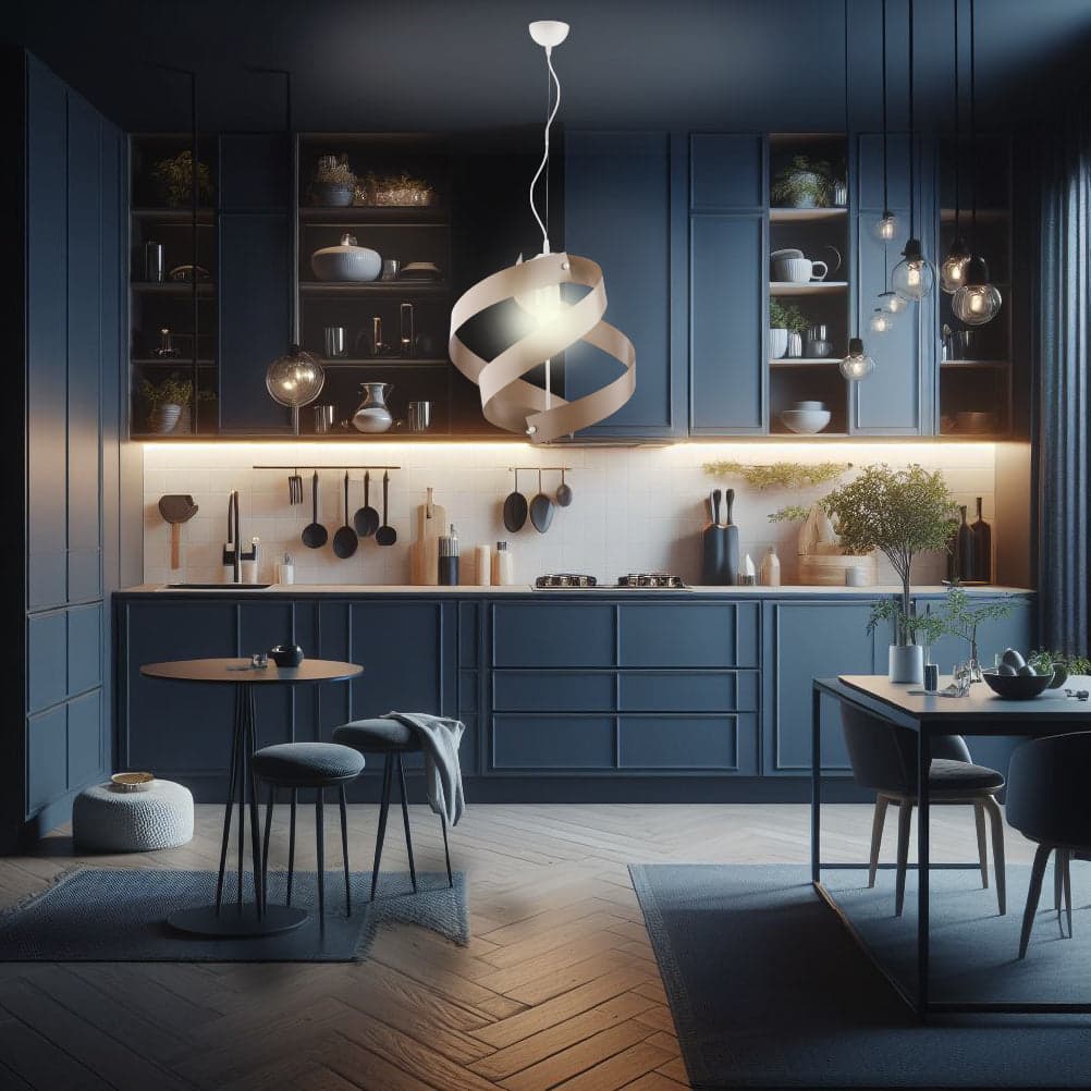 Lampadario a Sospensione in Metallo Verniciato, 2 luci, Circolare Sagomato 46W in Lampade a sospensione Danyx - Casoria, commercioVirtuoso.it