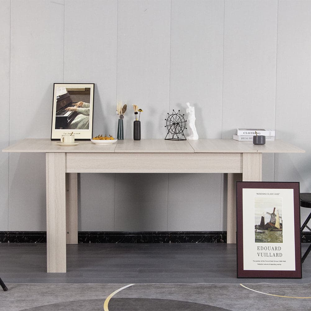Tavolo in Legno Cucina 90x140 cm H 78 cm Allungabile fino a 90x190 cm Olmo in Tavoli da sala da pranzo Danyx - Casoria, commercioVirtuoso.it