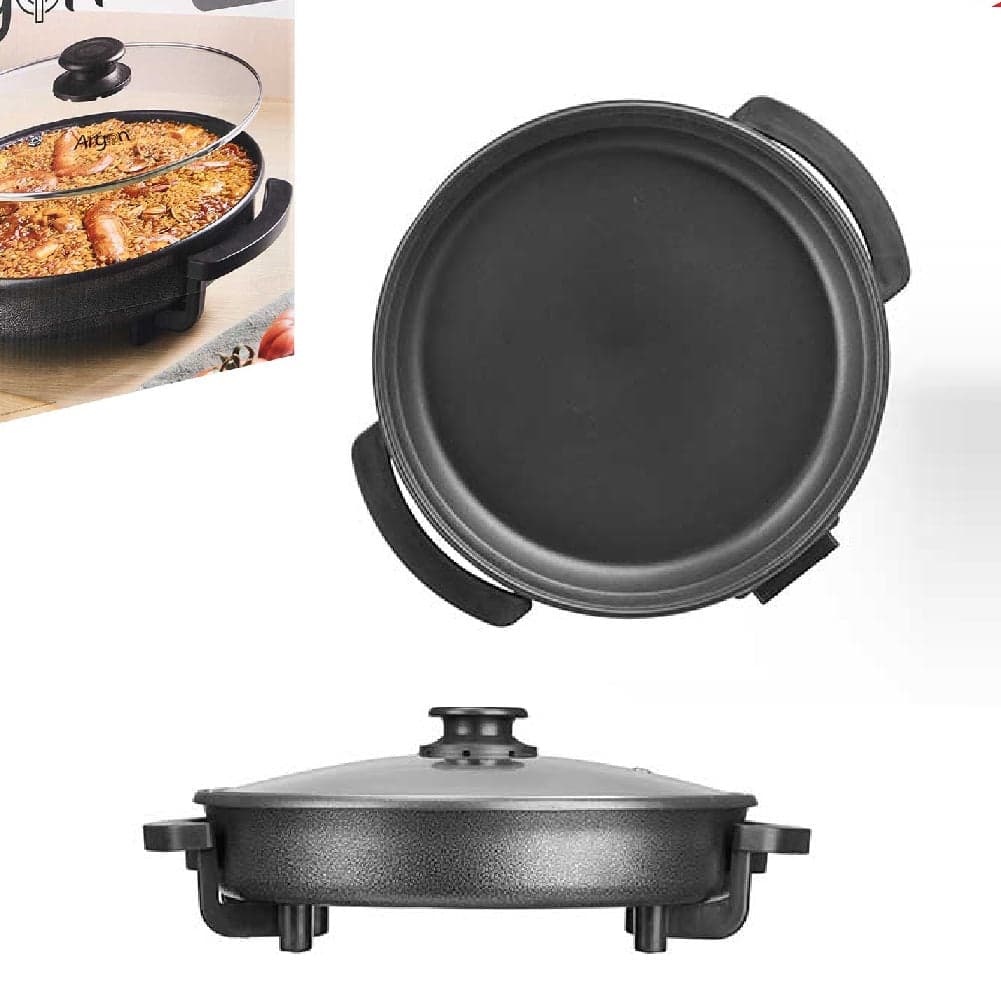 Padella Piastra Elettrica 1500W Antiaderente 36cm Termostato Pizza Paella Grill in Padelle grill Danyx - Casoria, commercioVirtuoso.it
