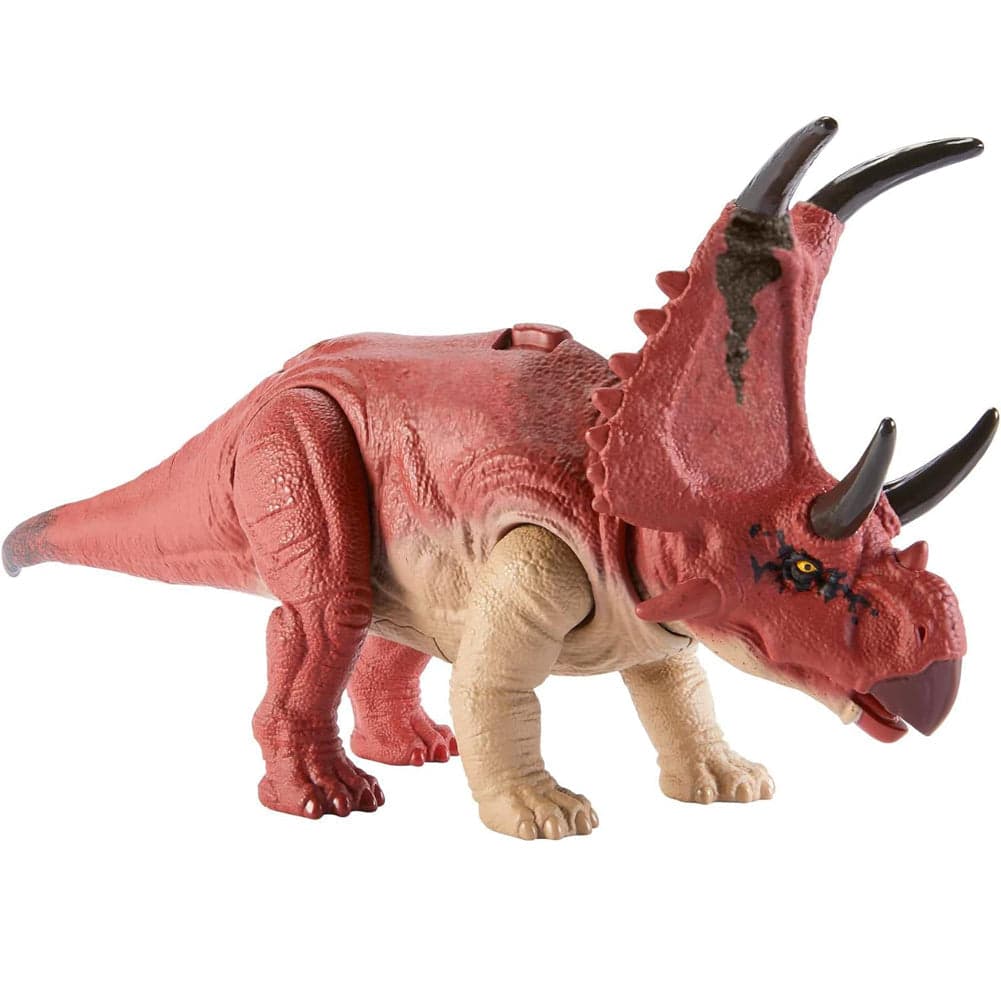 Mattel Jurassic World Ruggito Selvaggio Diabloceratopo Dinosauro con Suoni e App