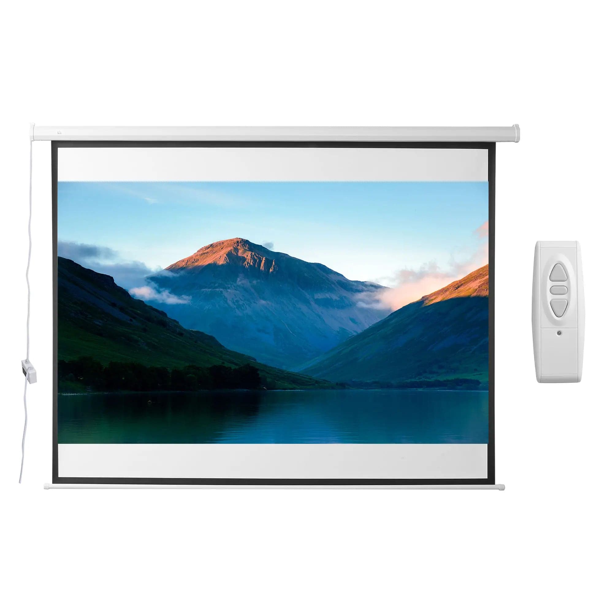 Schermo Proiezione Motorizzato e Avvolgibile 100 Pollici Bianco 203x152cm Telecomando in Schermi di proiezione Danyx - Casoria, commercioVirtuoso.it