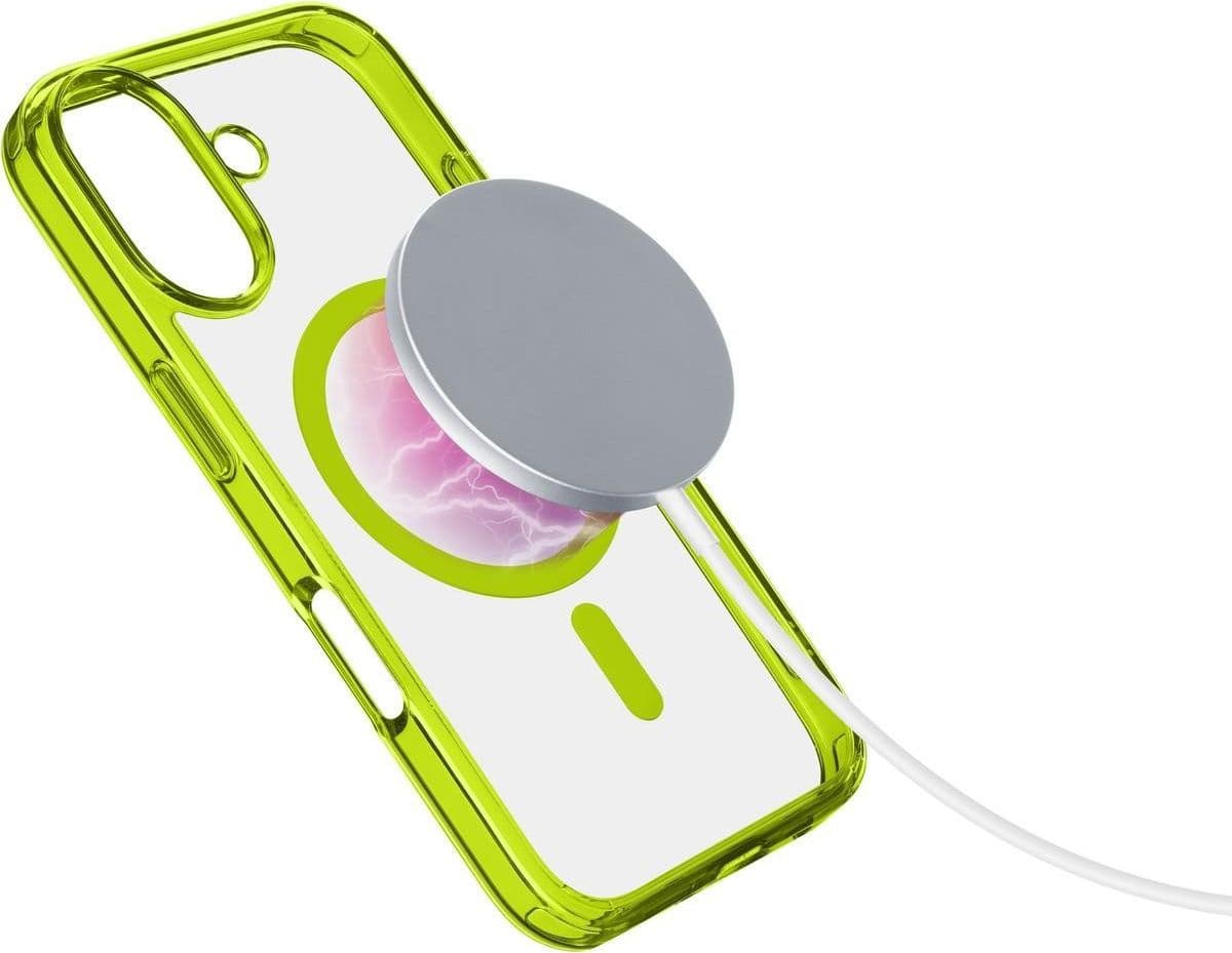 cover iphone 16 plus  verde - trasparente magsafe in Custodie a tracolla e cordini Tropposmart.it - Genova, commercioVirtuoso.it