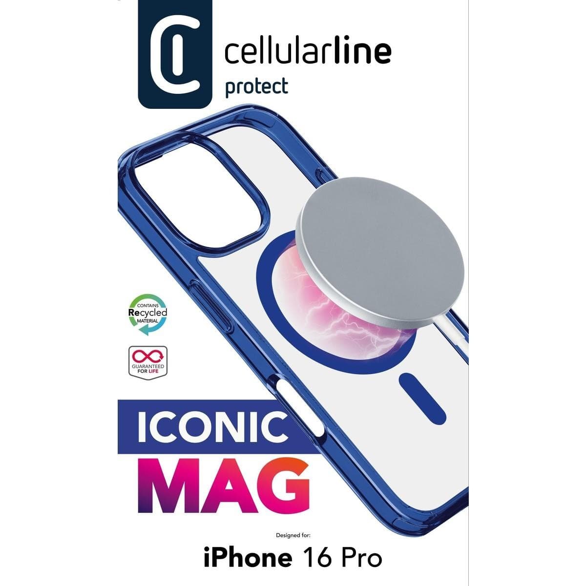 cover iphone 16 pro blu - trasparente magsafe in Custodie basic Tropposmart.it - Genova, commercioVirtuoso.it