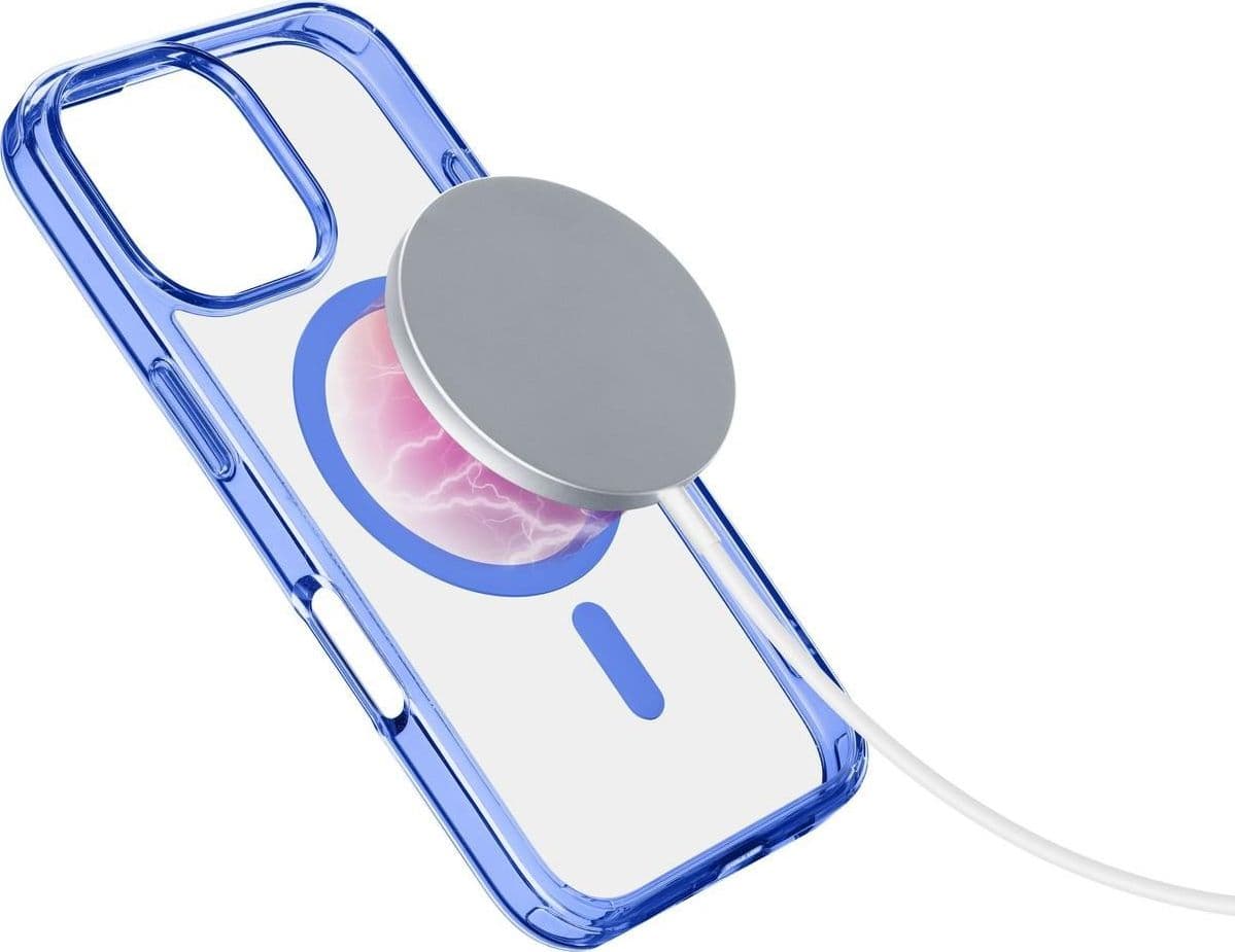 cover iphone 16 pro max blu - trasparente magsafe in Custodie basic Tropposmart.it - Genova, commercioVirtuoso.it