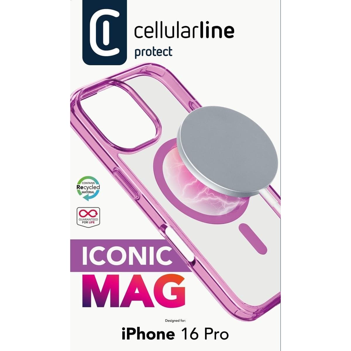 cover iphone 16 pro rosa -trasparente magsafe in Protezioni per lo schermo Tropposmart.it - Genova, commercioVirtuoso.it