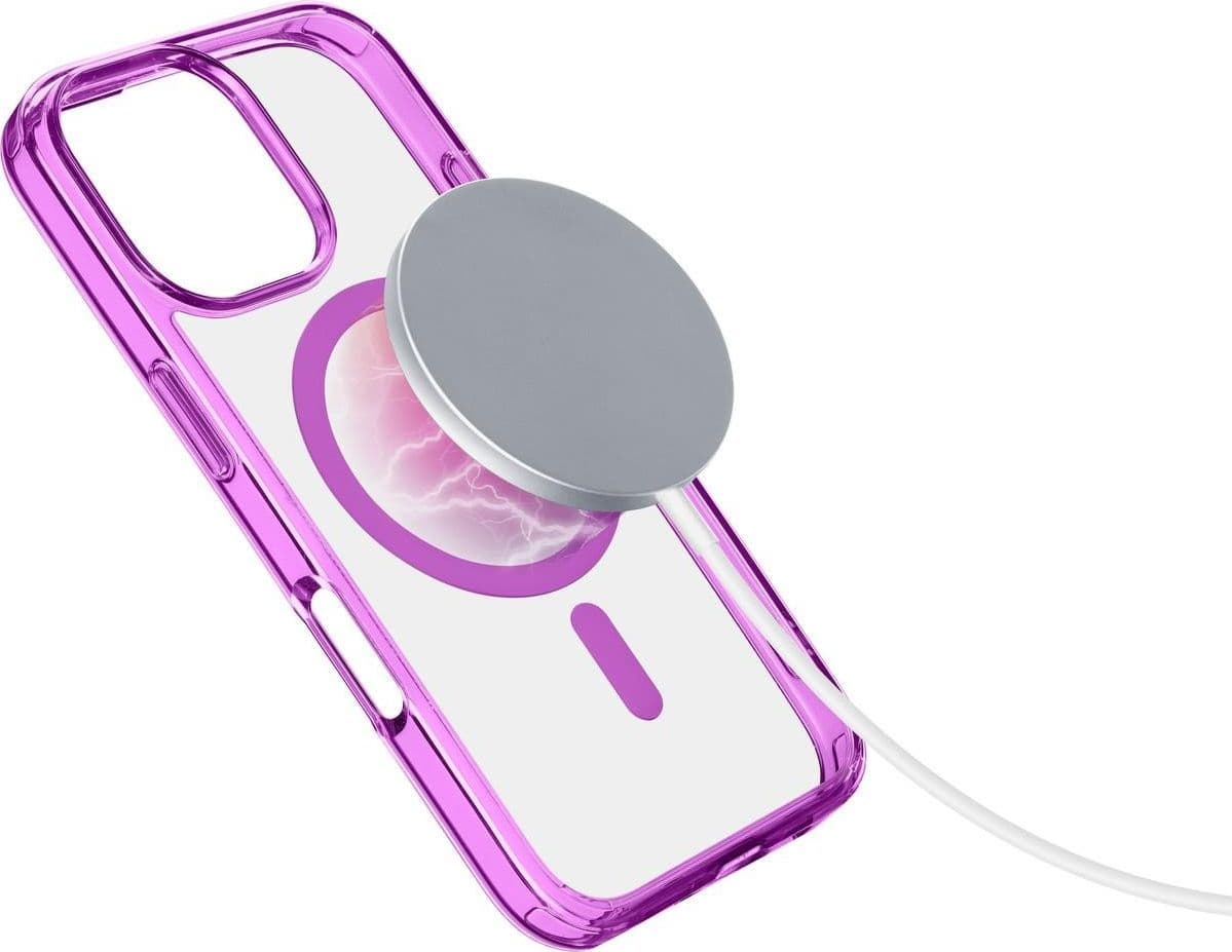 cover iphone 16 pro max rosa - trasparente magsafe in Custodie a tracolla e cordini Tropposmart.it - Genova, commercioVirtuoso.it
