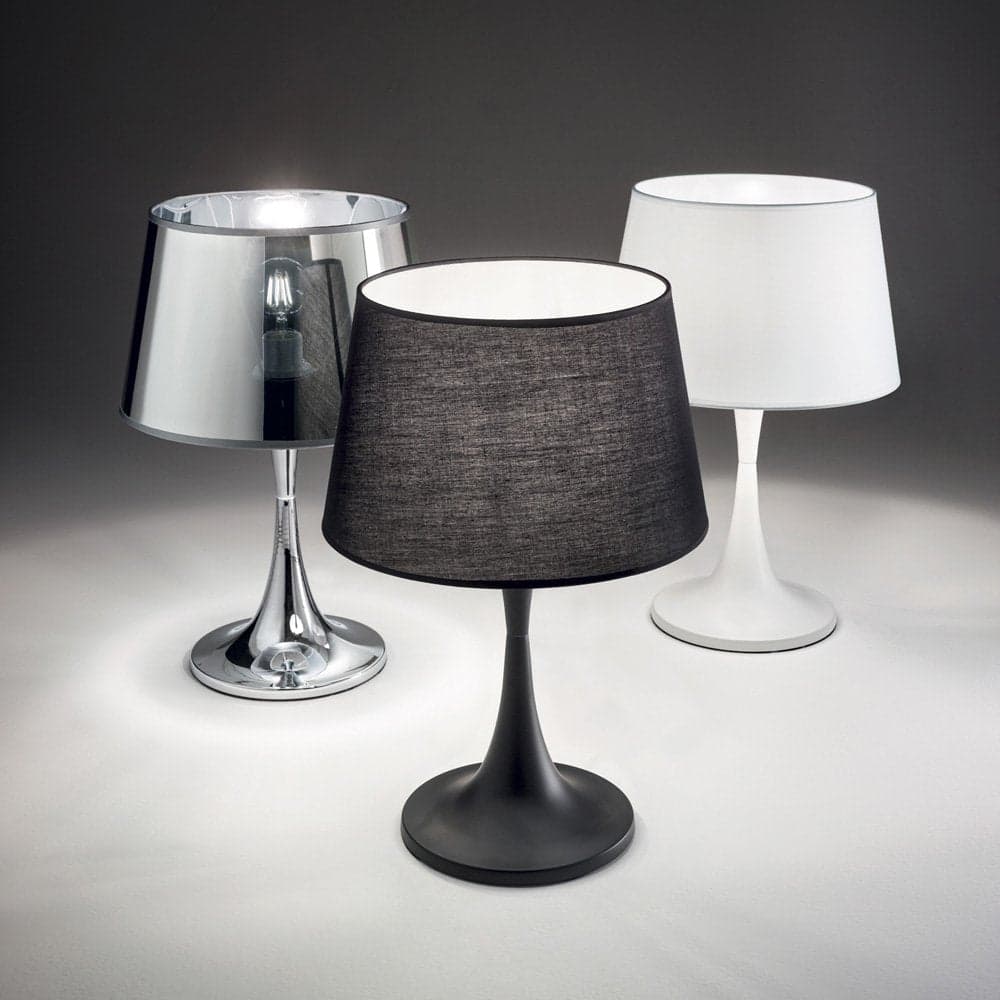Lampada Da Scrivania-Ufficio Moderna London Metallo Bianco 1 Luce E27 Small in Lampade da lavoro LuceArt - Montecorvino Pugliano, commercioVirtuoso.it