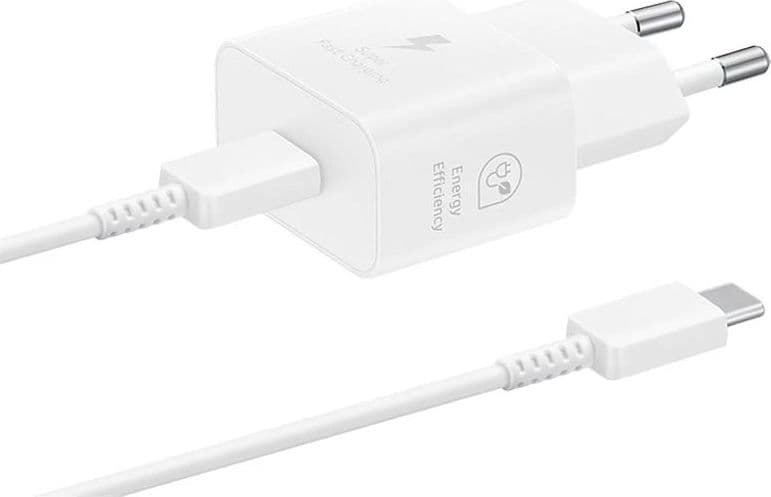 caricabatterie 25w usbc + cavo usb-c bianco - 2