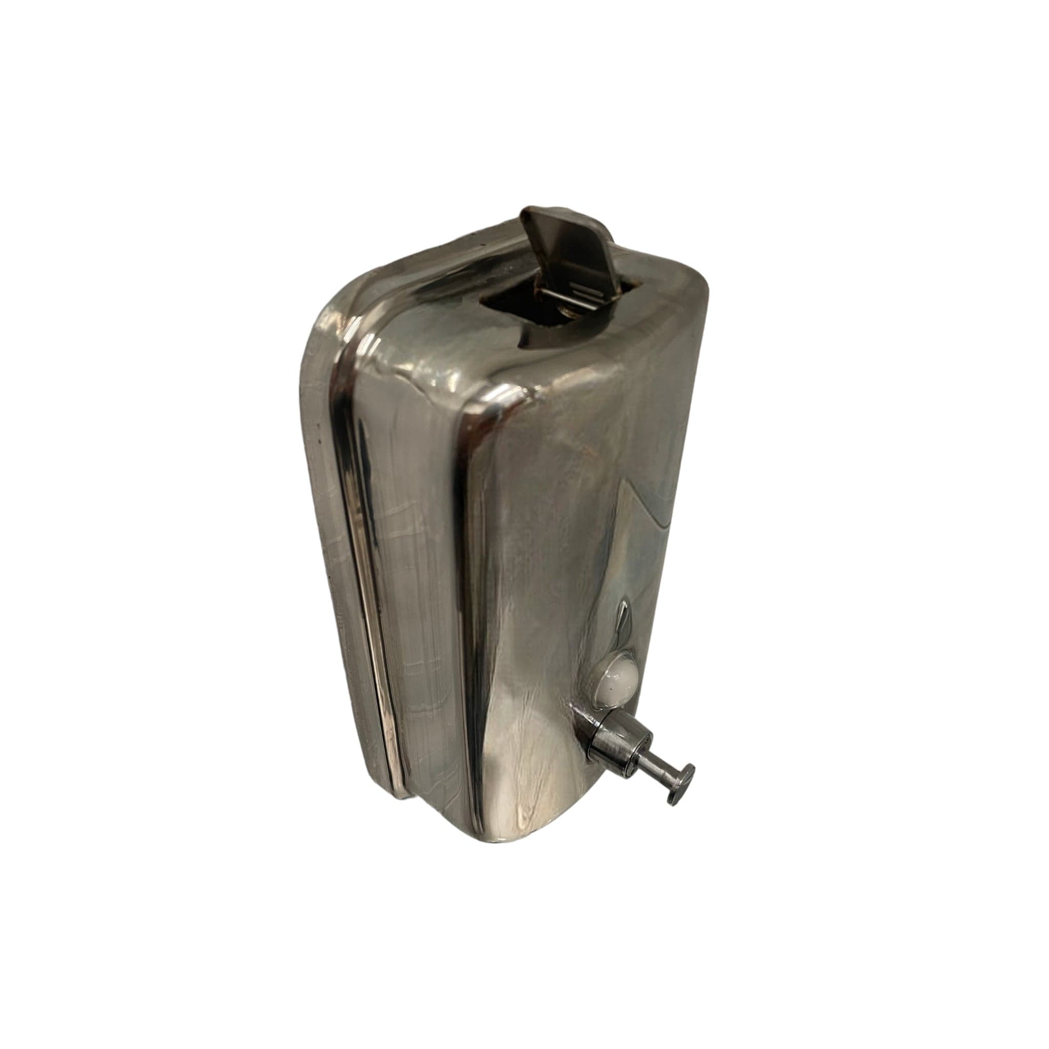 Dispenser per sapone o gel igienizzante da muro, in acciaio inox 1000ml in Dosatori per sapone liquido BagnoClic.it - Pregnana Milanese, commercioVirtuoso.it