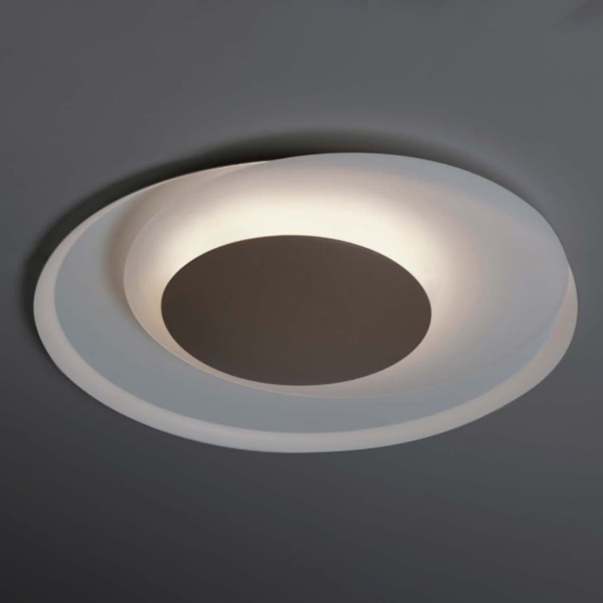 Plafoniera moderna Cattaneo illuminazione CLEO 796 50PA LED metallo lampada soffitto in Plafoniere Lampadari Bartalini - Colle di Val d’Elsa, commercioVirtuoso.it