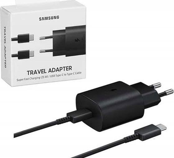 caricabatterie 25w usbc + cavo usb-c  nero - 2