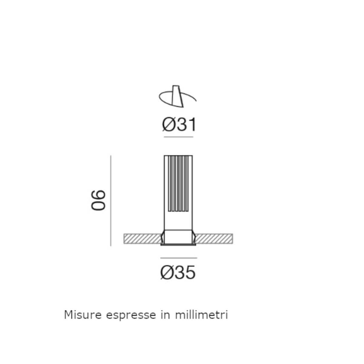 Faretto incasso moderno Gea Led GFA1410C LED alluminio spot cartongesso soffitto in Faretti da soffitto Lampadari Bartalini - Colle di Val d’Elsa, commercioVirtuoso.it