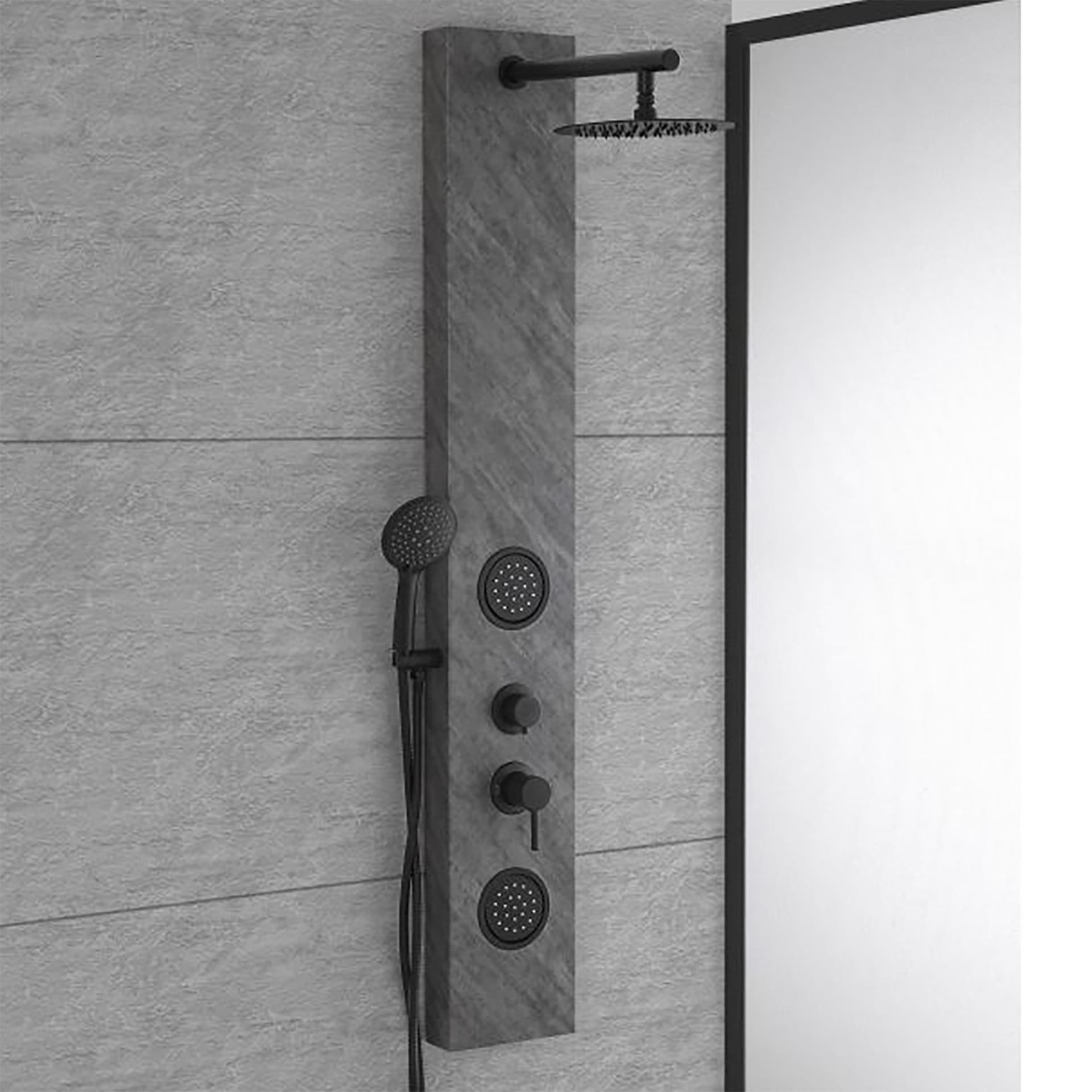 Colonna doccia idromassaggio FUMETTO effetto pietra in Rubinetti per vasca Mondialshop - Parabiago, commercioVirtuoso.it