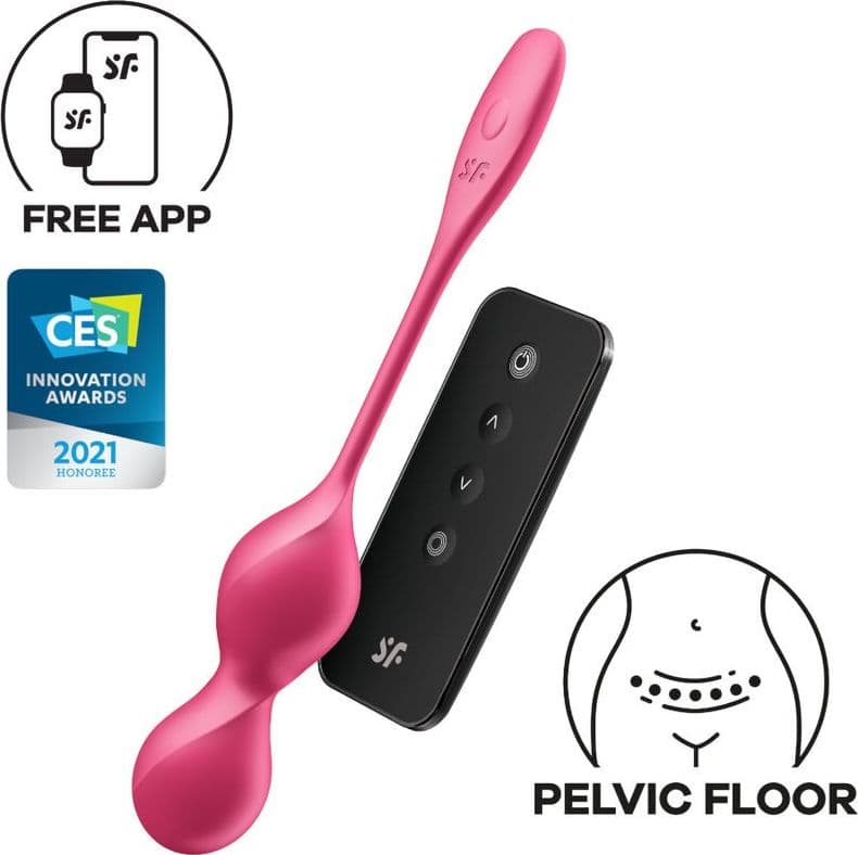 SATISFYER - LOVE BIRDS 2 SFERE KEGEL VIBRANTI + APP GRATUITA in Palline vaginali Desideria Shop - Latina, commercioVirtuoso.it