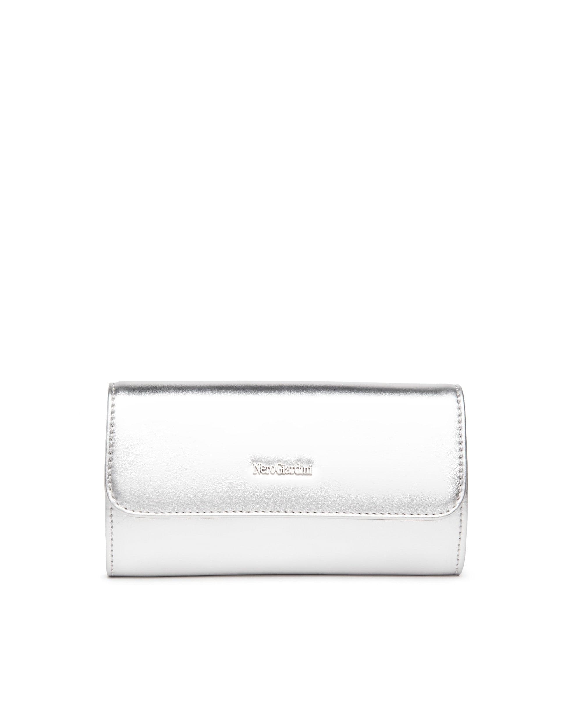 Nero Giardini pochette donna laminato argento E443702DE700