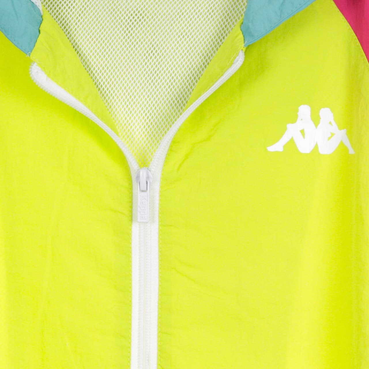 KAPPA Giacca a Vento Uomo Authentic 90 Bertes Lime/light Green/fuchsia da uomo in Giacche sportive e tecniche Drestige - Casamassima, commercioVirtuoso.it