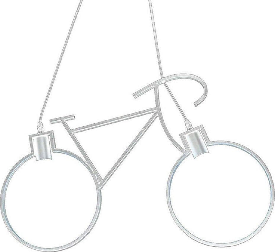 LAMPADARIO A SOSPENSIONE E27 DA SOFFITTO A FORMA DI BICICLETTA LAMPADA BICI A10 in Lampade a sospensione Trade Shop italia - Napoli, commercioVirtuoso.it