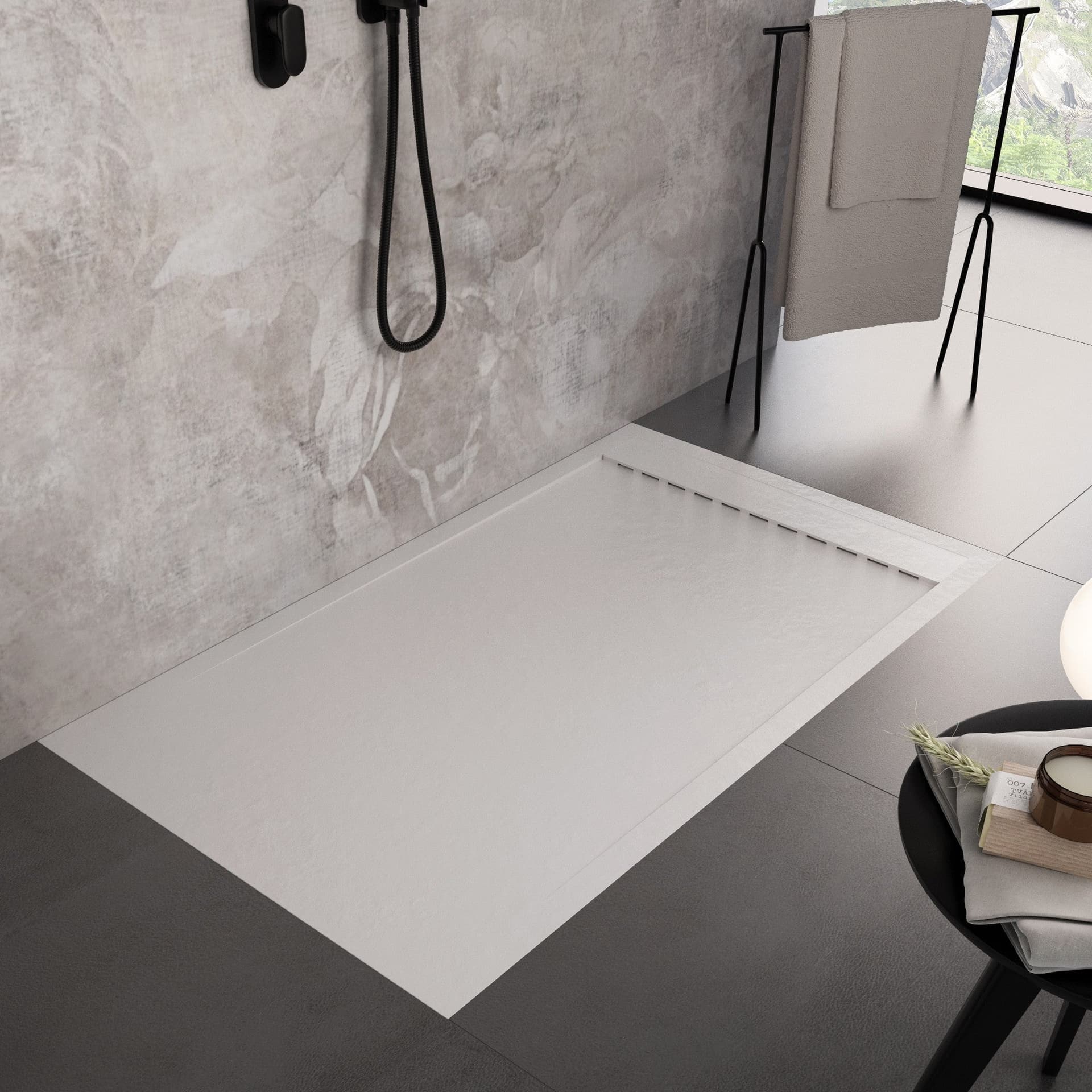 Piatto doccia bianco con scarico laterale | Piletta Gratis STAR PRESTIGE in Rubinetti per vasca Mondialshop - Parabiago, commercioVirtuoso.it