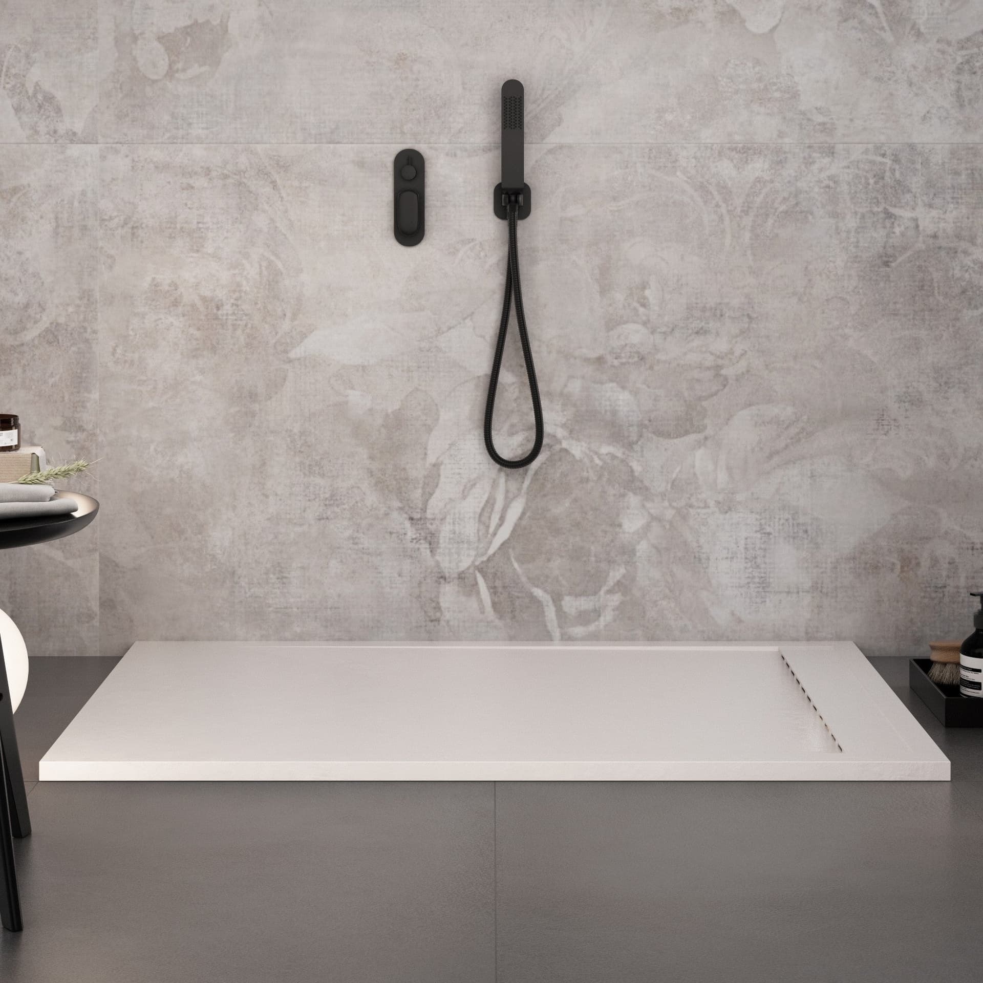 Piatto doccia bianco con scarico laterale | Piletta Gratis STAR PRESTIGE in Rubinetti per vasca Mondialshop - Parabiago, commercioVirtuoso.it