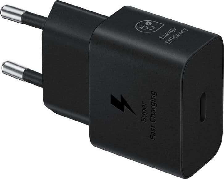 caricabatterie 25w usb-c nero