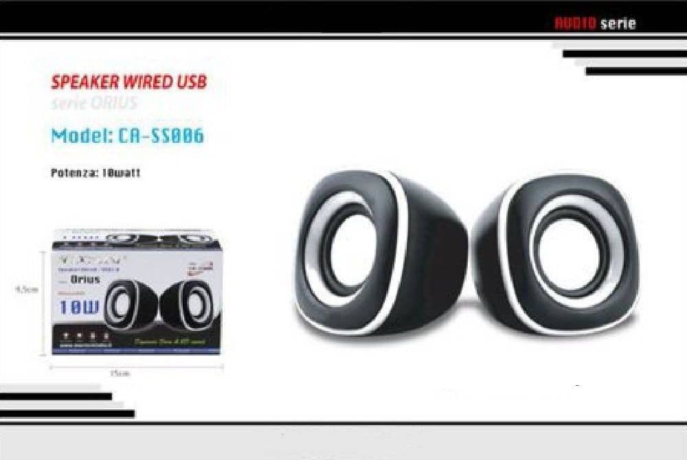 COPPIA CASSE SPEAKER WIRED 10W ALTOPARLANTI MAXTECH CA-SS006 PC ATTACCO USB AUX in Casse portatili Bluetooth Trade Shop italia - Napoli, commercioVirtuoso.it