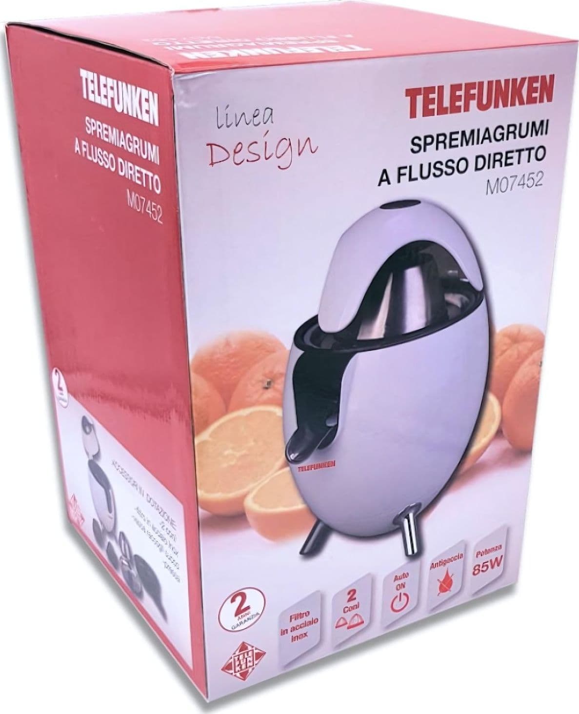 Telefunken Spremiagrumi A Flusso Diretto M07452 in Spremiagrumi Ecoprice.it - Avellino, commercioVirtuoso.it