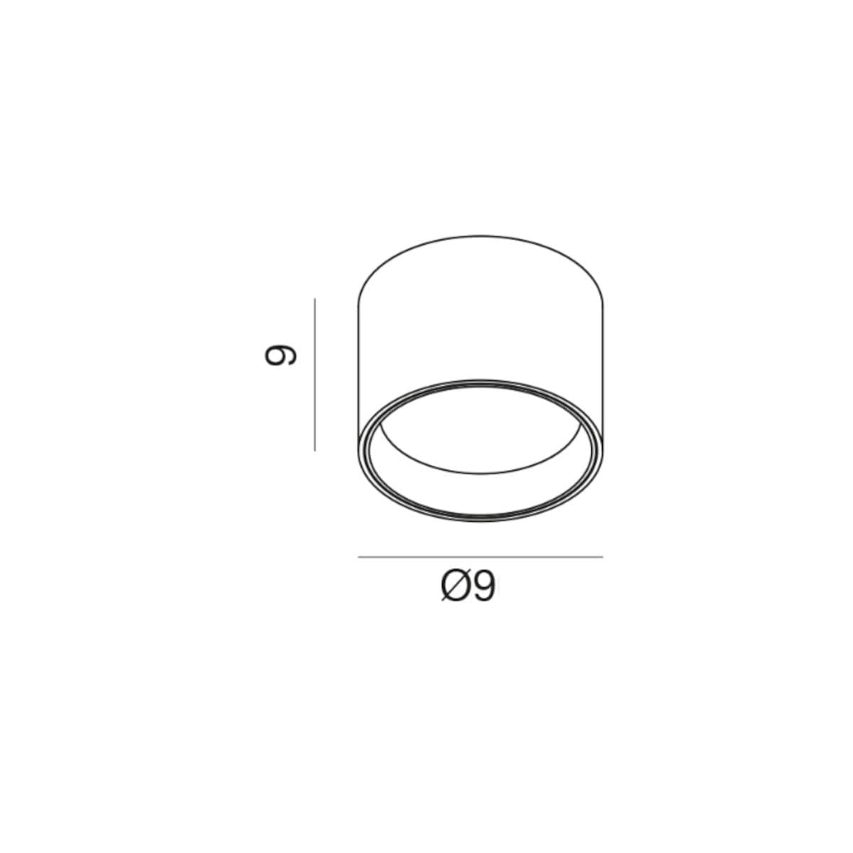 Plafoniera moderna Gea Led GPL330C LED alluminio metacrilato lampada soffitto in Plafoniere Lampadari Bartalini - Colle di Val d’Elsa, commercioVirtuoso.it