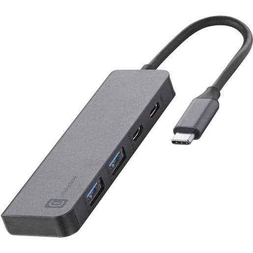 HUB 4 PORTE CON CONNETTORE TYPE C