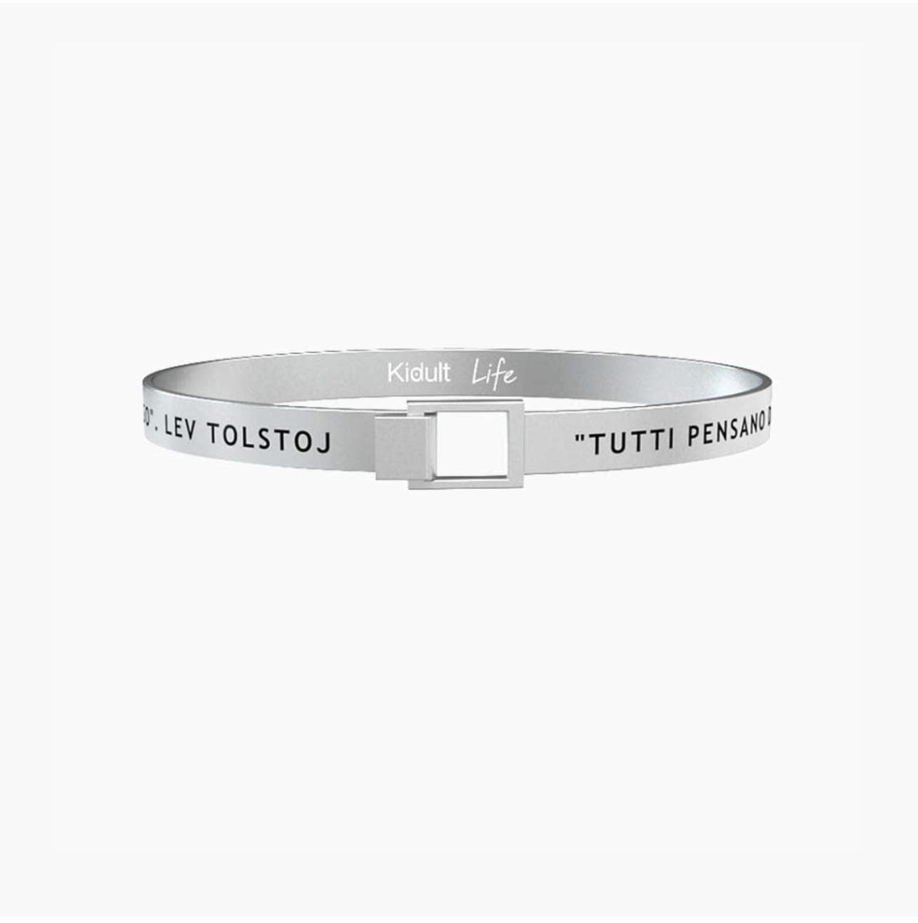 KIDULT BRACCIALE -TUTTI PENSANO DI CAMBIARE IL MONDO … L. TOLSTOJ in Bracciali Alba Gioielli - Casoria, commercioVirtuoso.it