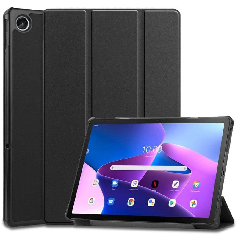 custodia stand tablet lenovo m10 plus 10.6  3° generazione con portapenna in confezione oem