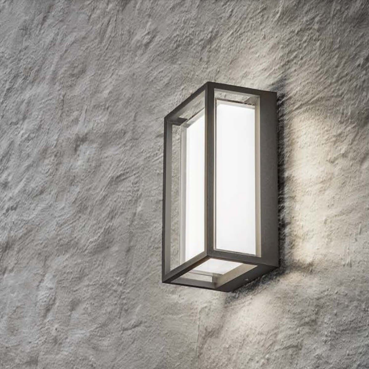 Applique esterno Gea Led GES2101 LED IP65 moderno alluminio in Lampade da parete Lampadari Bartalini - Colle di Val d’Elsa, commercioVirtuoso.it