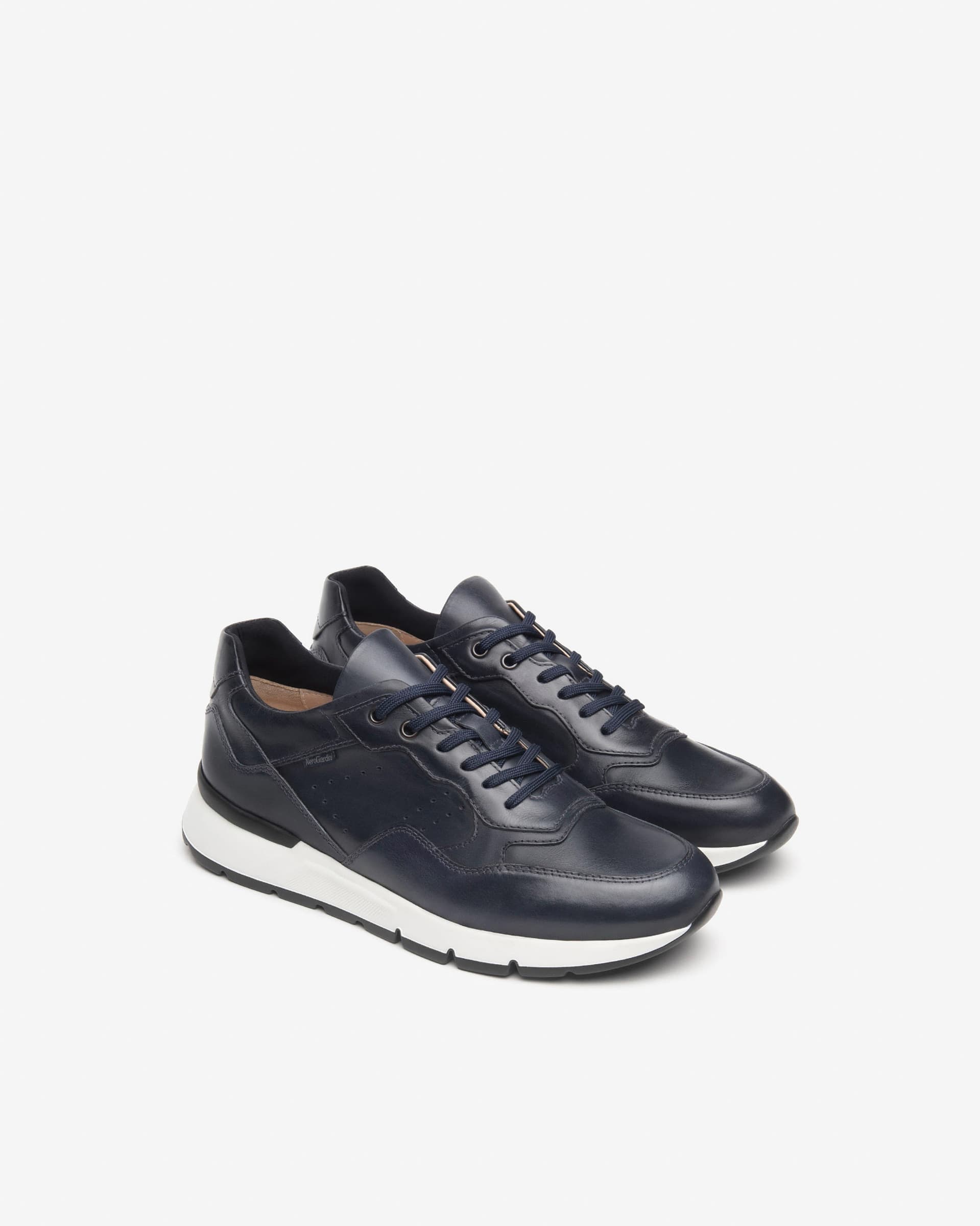 Nero Giardini sneakers uomo in pelle col. incanto E500640U207 in Sneaker casual Teresi Calzature - Marsala, commercioVirtuoso.it