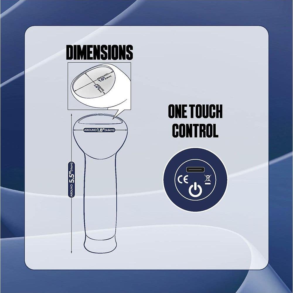 Stimolatore glande 10 funzioni Dark falls ricaricabile 14 cm masturbatore USB C in prodotto Erosdom - Palmi, commercioVirtuoso.it