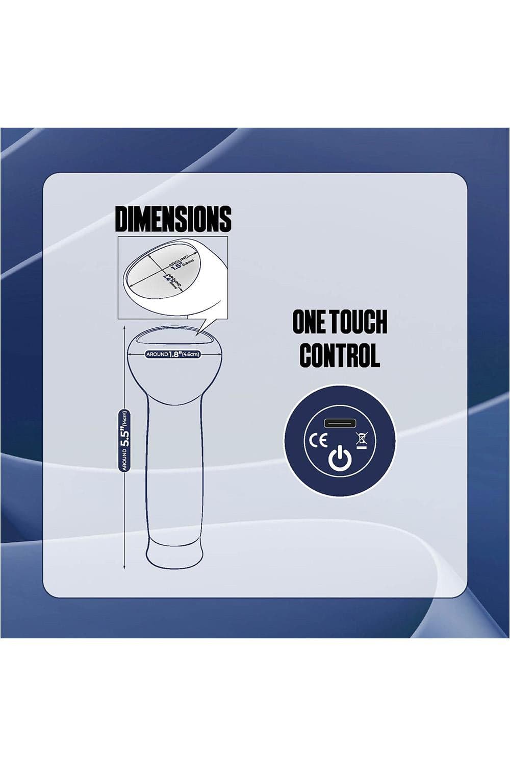 Stimolatore glande 10 funzioni Dark falls ricaricabile 14 cm masturbatore USB C in prodotto Erosdom - Palmi, commercioVirtuoso.it