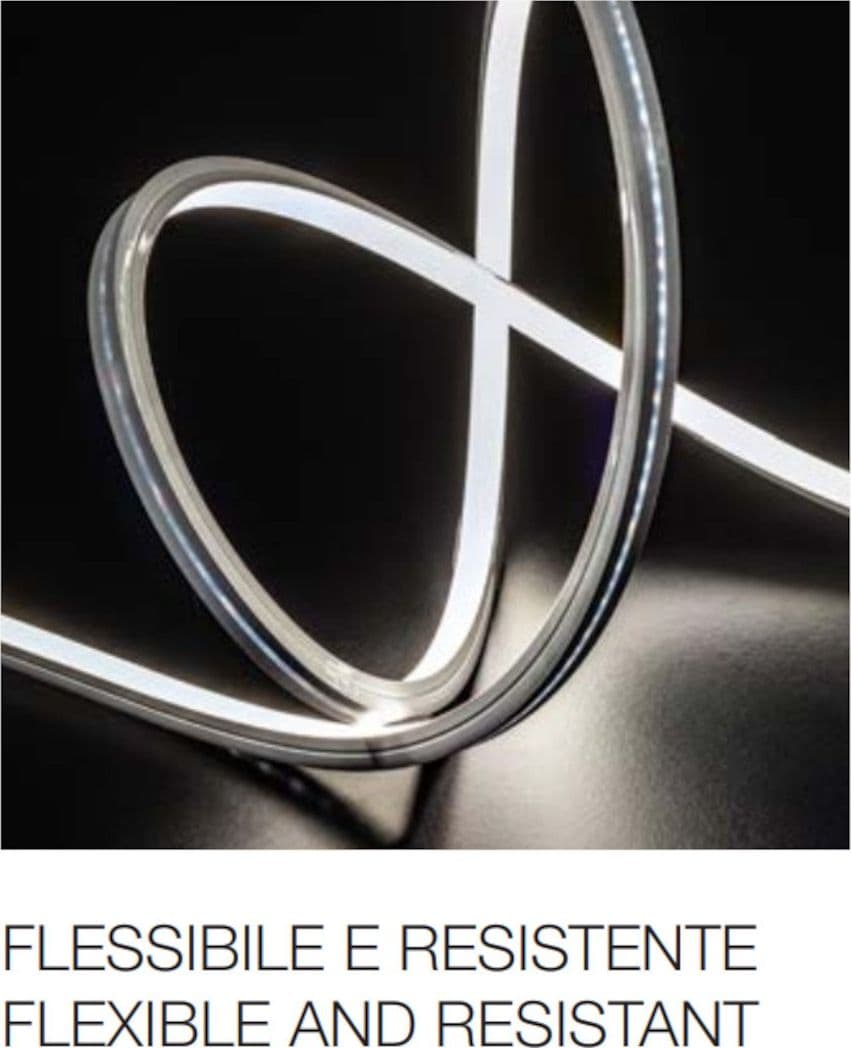 Neon flessibile Gea Led NEON FLEX 3D GST210 LED 5m IP66 silicone dimmerabile in Nastri LED Lampadari Bartalini - Colle di Val d’Elsa, commercioVirtuoso.it