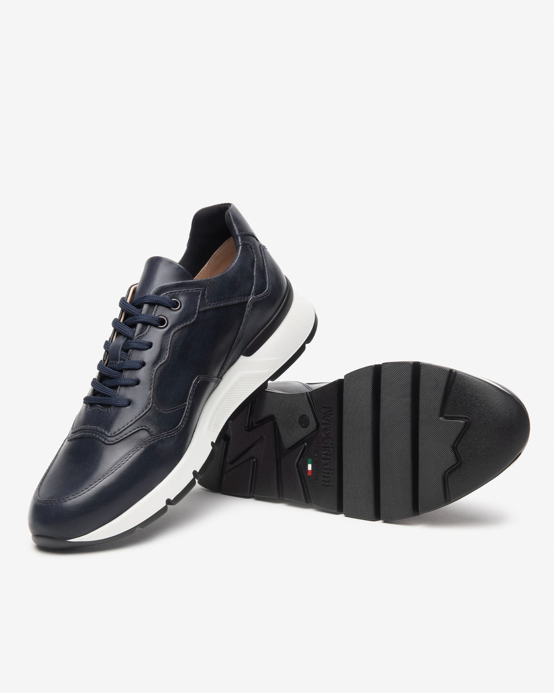 Nero Giardini sneakers uomo in pelle col. incanto E500640U207 in Sneaker casual Teresi Calzature - Marsala, commercioVirtuoso.it