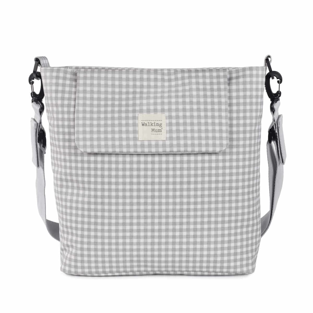 Borsa fasciatoio Pasito a Pasito Walking Mum I Love Vichy Grigio