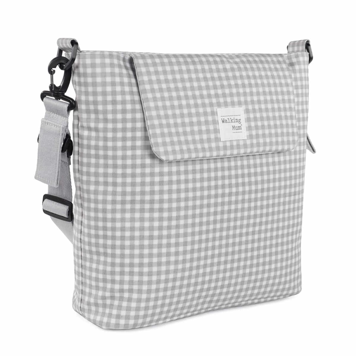 Borsa fasciatoio Pasito a Pasito Walking Mum I Love Vichy Grigio in Borse a busta La Casa Del Bebè - Napoli, commercioVirtuoso.it