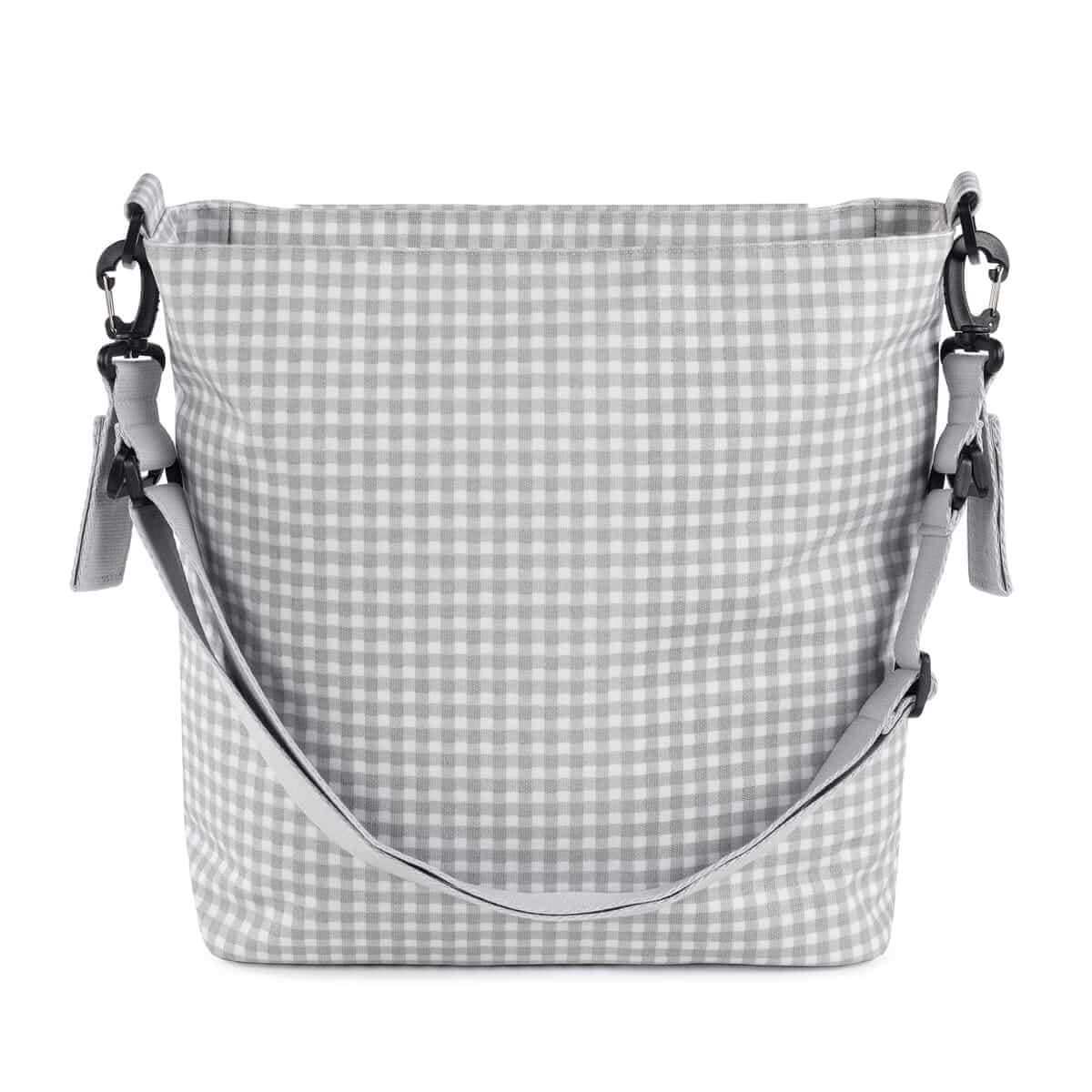 Borsa fasciatoio Pasito a Pasito Walking Mum I Love Vichy Grigio in Borse a busta La Casa Del Bebè - Napoli, commercioVirtuoso.it