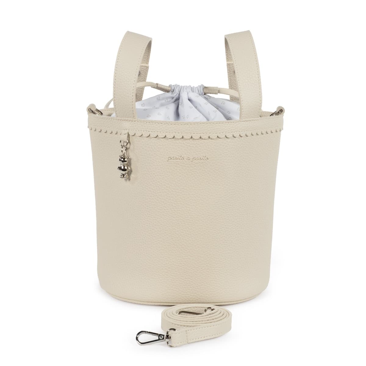 Borsa Bucket Icon Pasito a Pasito-Cream in Borse da trasporto per passeggini La Casa Del Bebè - Napoli, commercioVirtuoso.it