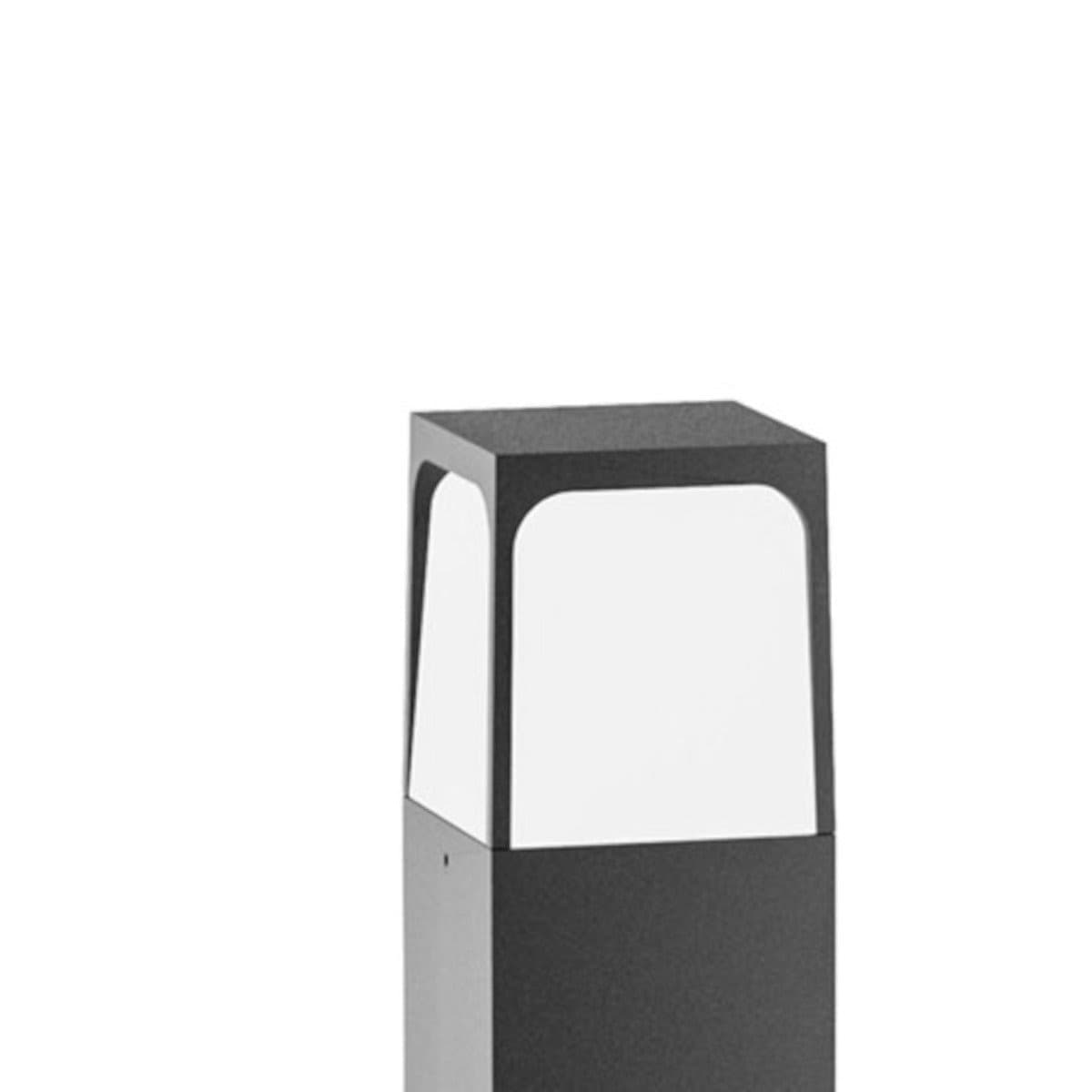 Lampioncino moderno Gea Led GES2032 E27 LED IP44 alluminio policarbonato bollard in Luci per sentieri Lampadari Bartalini - Colle di Val d’Elsa, commercioVirtuoso.it