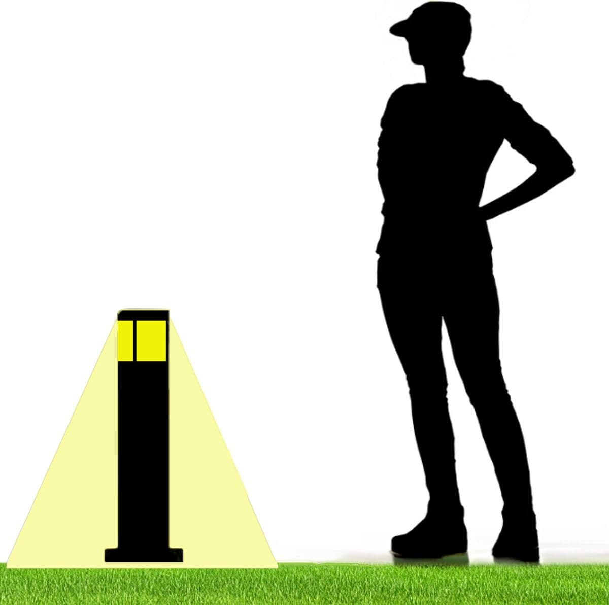 Lampioncino moderno Gea Led GES2032 E27 LED IP44 alluminio policarbonato bollard in Luci per sentieri Lampadari Bartalini - Colle di Val d’Elsa, commercioVirtuoso.it