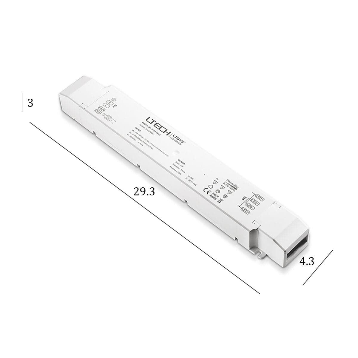 Driver Gea Led GSTT15 75W 24 DC IP20 dimmerabile trasformatore alimentatore interno in Trasformatori a bassa intensità Lampadari Bartalini - Colle di Val d’Elsa, commercioVirtuoso.it